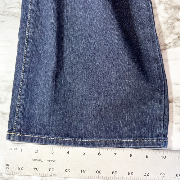 Talbots Dark Wash High Rise Flare Jeans - Picture 3 of 10